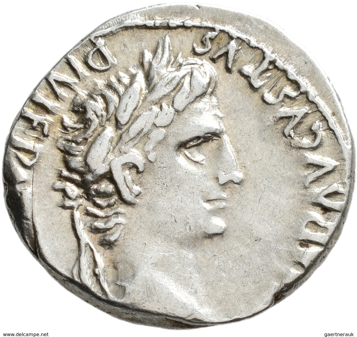 Augustus (27 V.Chr. - 14 N.Chr.): Augustus 27 V.Chr.-14 N.Chr.: AR Denar, 3,74 G, Sehr Schön. - Les Julio-Claudiens (-27 à 69)