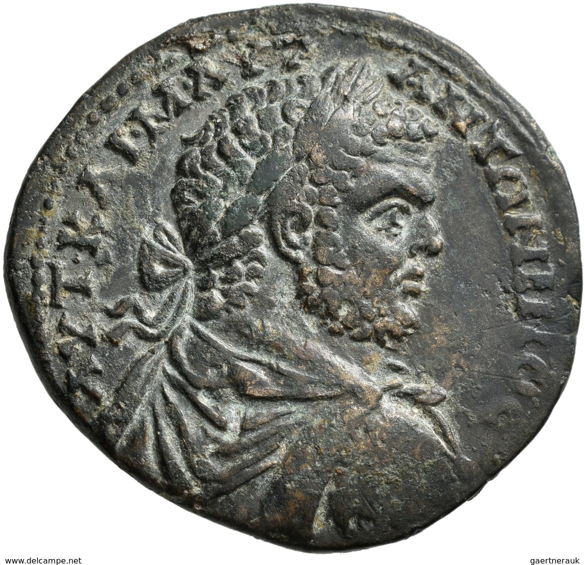 Caracalla (196 - 198 - 217): Pontus - Amisus, Caracalla 196-217: AE Medaillon, 25,98 G, Sehr Schön. - Les Sévères (193 à 235)