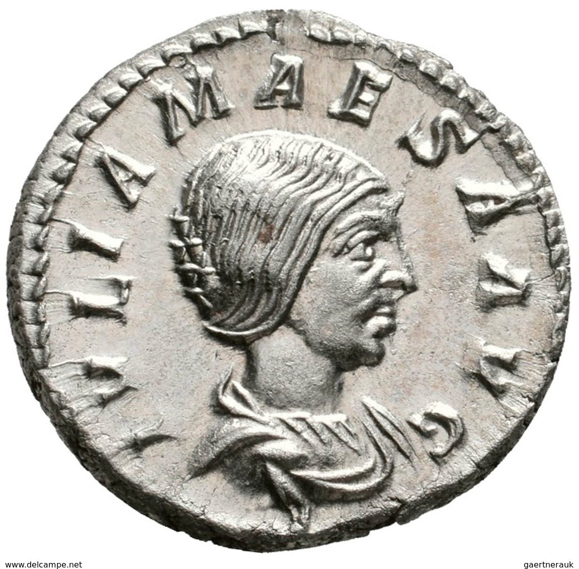Iulia Maesa, Großmutter Des Elagabal (+ 226 N.Chr.): Denar, Drapierte Büste N.r. IVLIA MAESA AVG/ SA - Sonstige & Ohne Zuordnung
