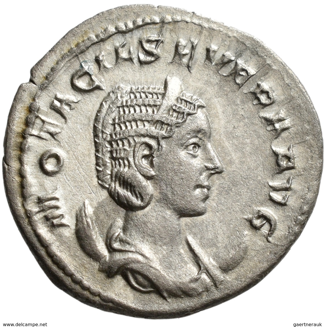 Otacilia Severa (+ 249 N.Chr.): Otacilia Severa +249: AR Antoninian, 3,21 G, Vorzüglich. - The Military Crisis (235 AD To 284 AD)