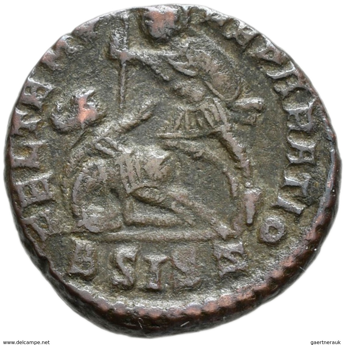 Constantius II. (324 - 337 - 361): Constantius II. 324-361: Kleinbronze, 2,71 G, Sehr Schön. - L'Empire Chrétien (307 à 363)