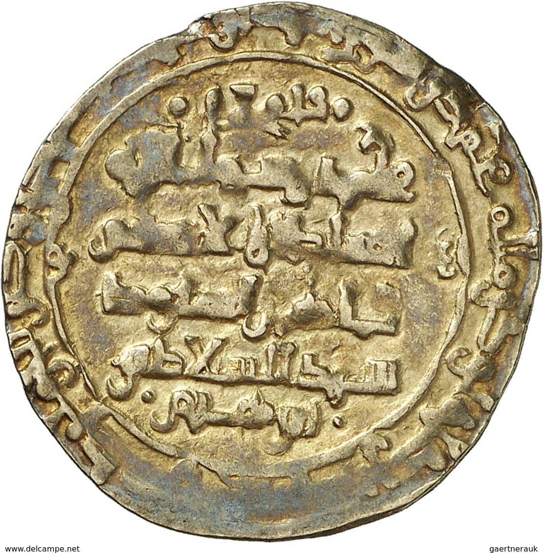 Ghaznawiden: Ibrahim AH 451-492 / AD 1039-1099, Golddinar 1090 AD-Ghazna; 3,33 G, Sehr Schön. - Islamitisch