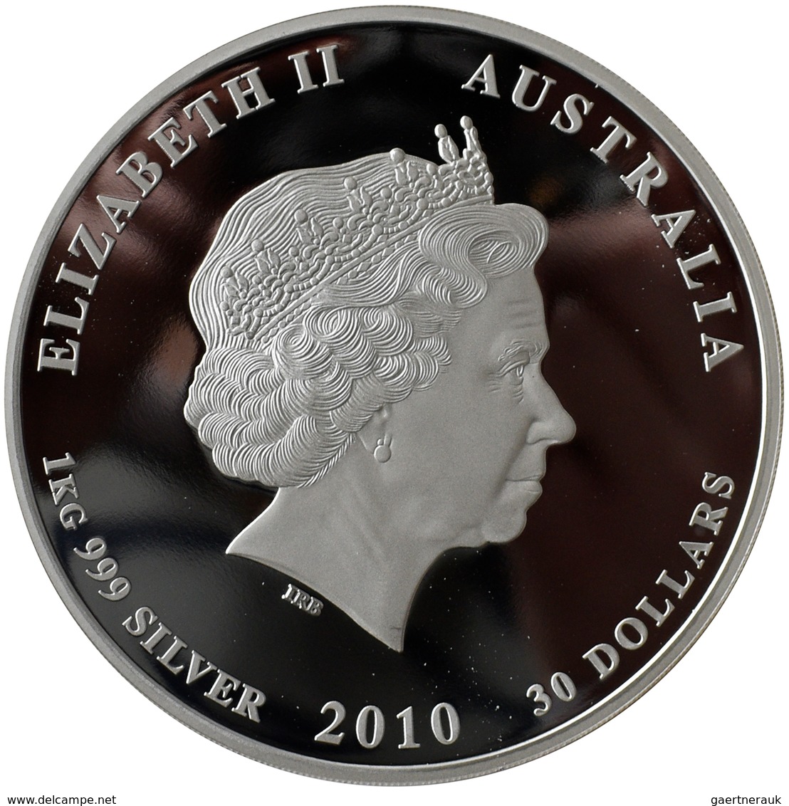 Australien: Elizabeth II. 1952-,: 30 Dollars 2010 P, Year Of The Tiger (Lunar II.), 1 Kilo 999/1000 - Andere & Zonder Classificatie