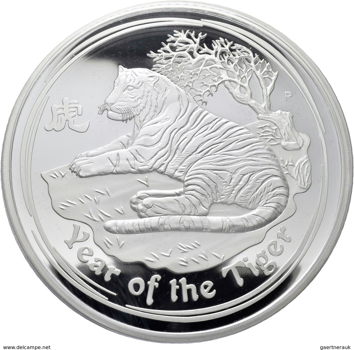 Australien: Elizabeth II. 1952-,: 30 Dollars 2010 P, Year Of The Tiger (Lunar II.), 1 Kilo 999/1000 - Autres & Non Classés