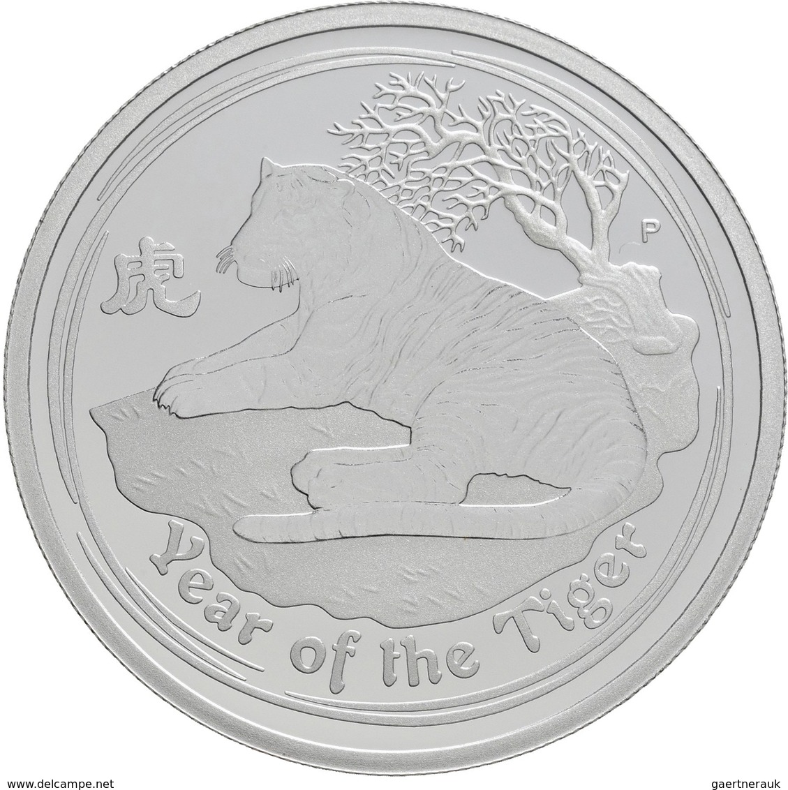 Australien: Elizabeth II. 1952-,: 3-Münzen-Set 2010, Year Of The Tiger (Lunar II.): 2 OZ / 1 OZ / ½ - Sonstige & Ohne Zuordnung