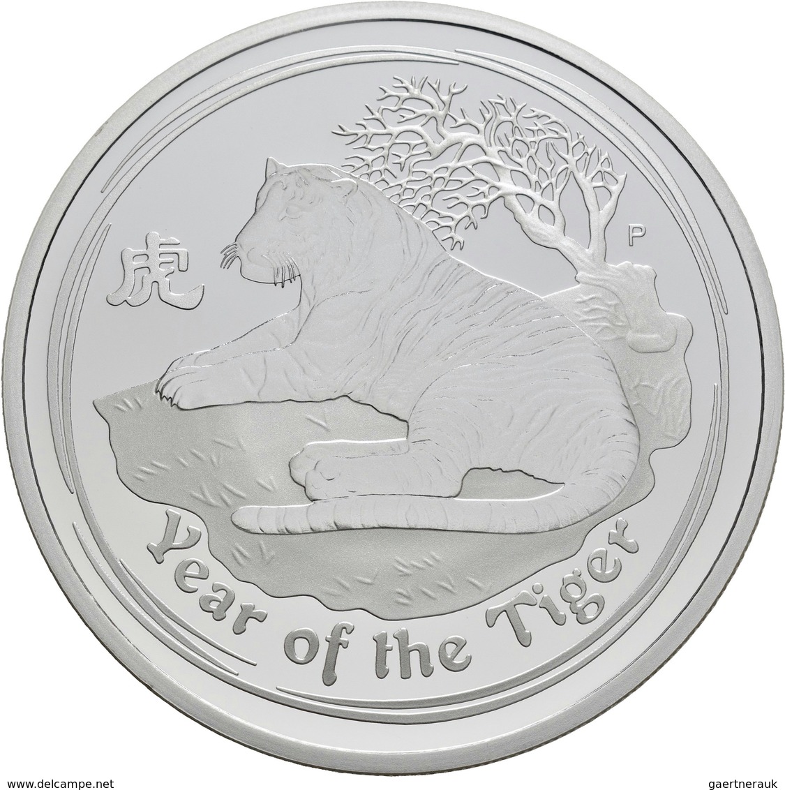 Australien: Elizabeth II. 1952-,: 3-Münzen-Set 2010, Year Of The Tiger (Lunar II.): 2 OZ / 1 OZ / ½ - Andere & Zonder Classificatie