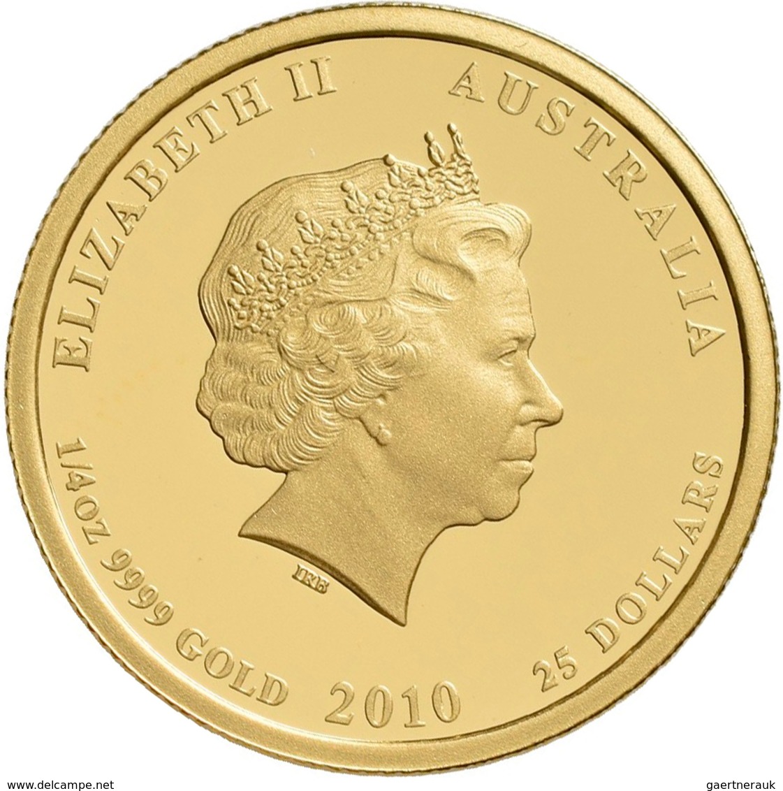Australien - Anlagegold: Elizabeth II. 1952-,: 3-Münzen-Set 2010 Year Of The Tiger (Lunar II.): 100 - Autres & Non Classés