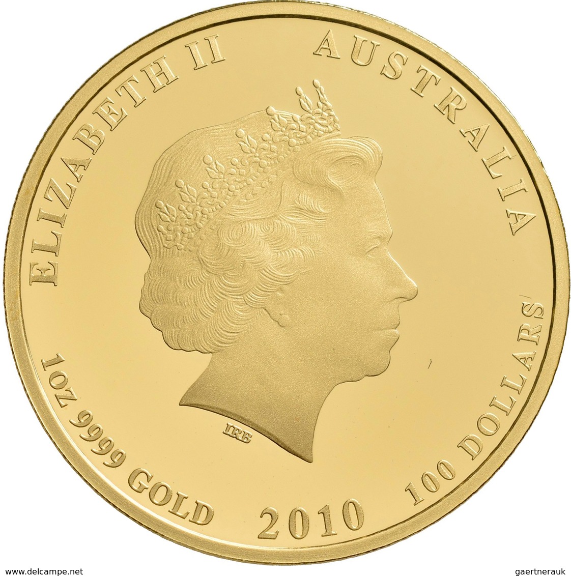 Australien - Anlagegold: Elizabeth II. 1952-,: 3-Münzen-Set 2010 Year Of The Tiger (Lunar II.): 100 - Sonstige & Ohne Zuordnung