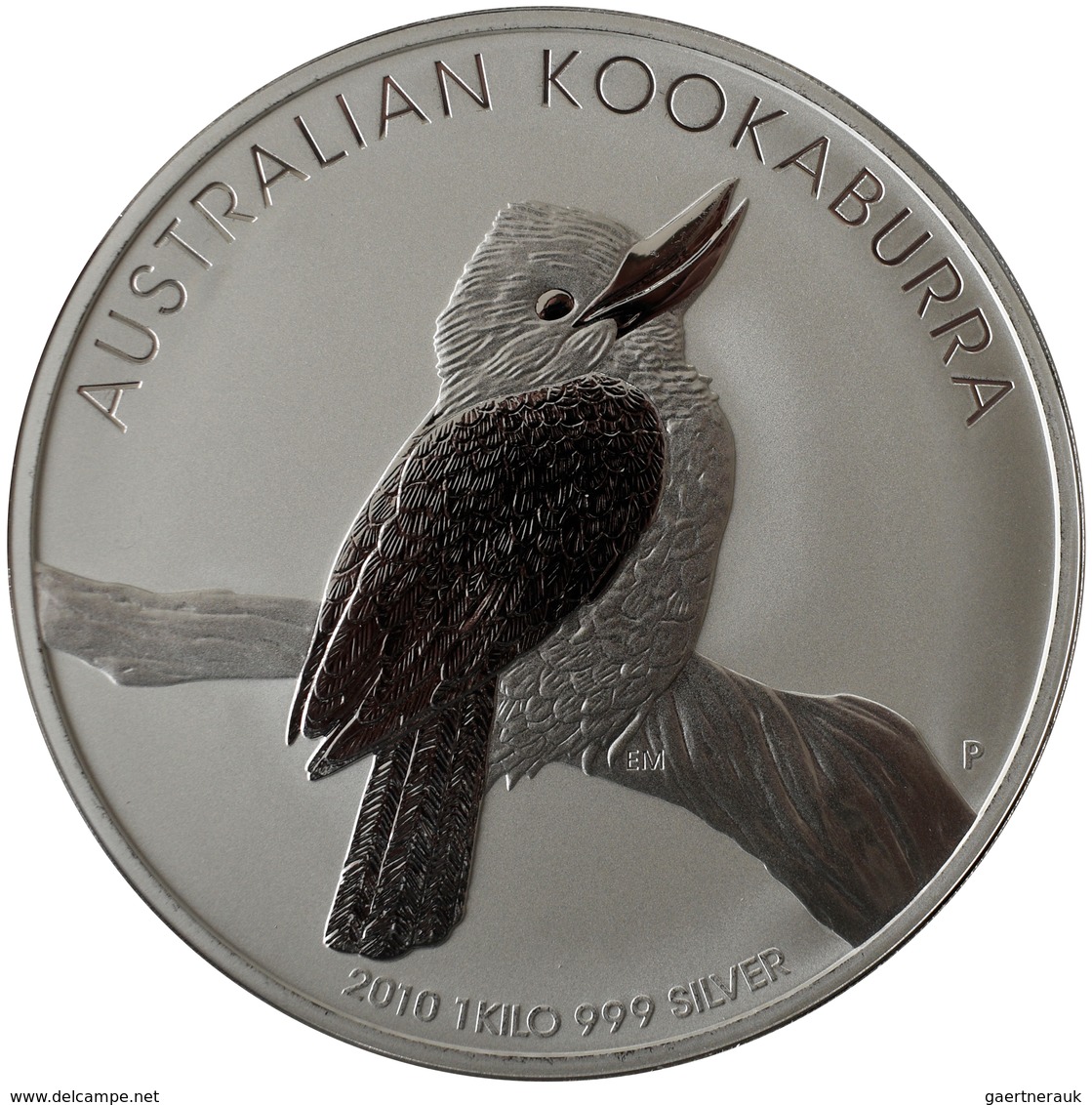 Australien: Elizabeth II. 1952-,: 30 Dollars 2010 P, Silber Kookaburra, 1 Kilo 999/1000 Silber, KM# - Sonstige & Ohne Zuordnung