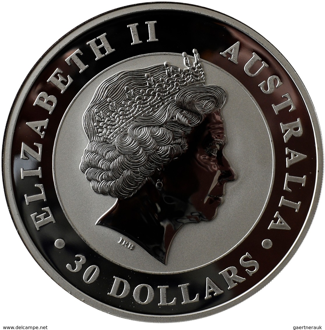 Australien: Elizabeth II. 1952-,: 30 Dollars 2010 P, Silber Kookaburra, 1 Kilo 999/1000 Silber, KM# - Sonstige & Ohne Zuordnung