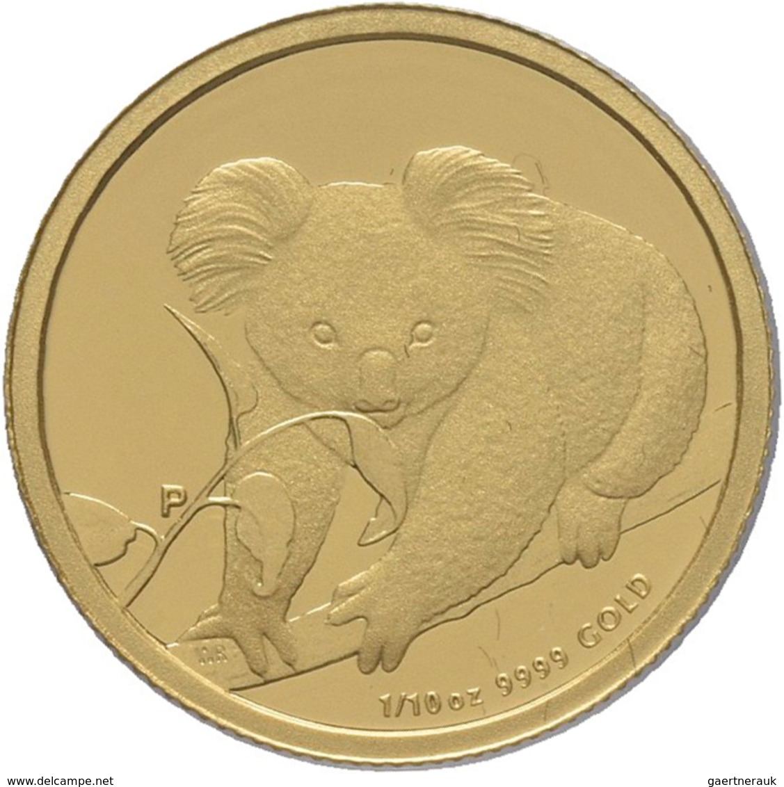 Australien - Anlagegold: Elizabeth II. 1952-,: Lot 2 Goldmünzen: 15 Dollars 2010 P Koala, 1/10 OZ (3 - Andere & Zonder Classificatie