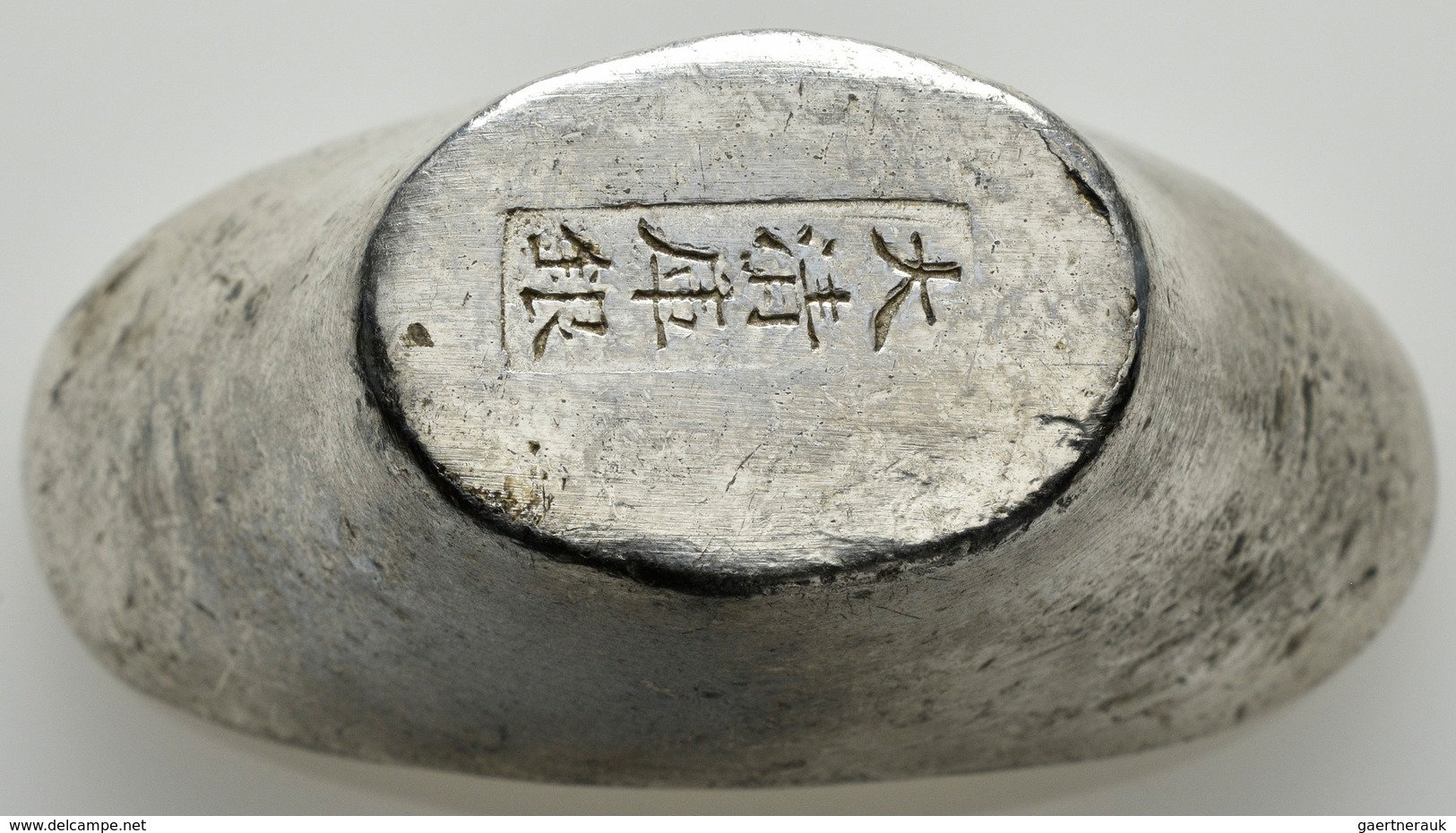 China: Silver Sycee "Shoe Money", 105,97 G, Vorzüglich. - China