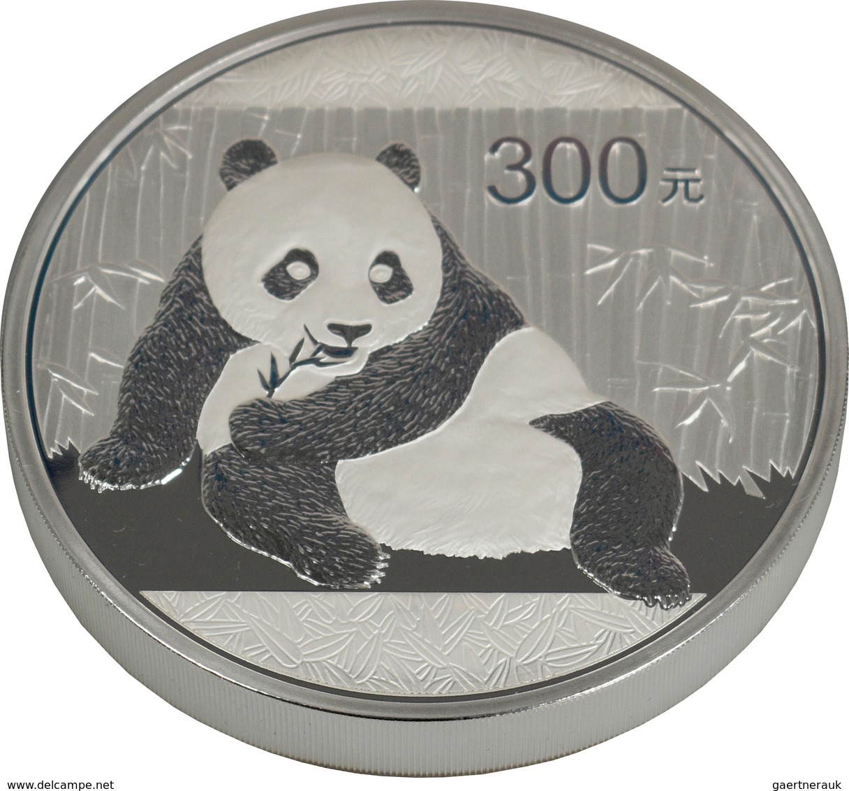 China - Volksrepublik: 300 Yuan 2015, Silber Panda, 1 Kg 999/1000 Silber. Inklusive Zertifikat, Etui - China