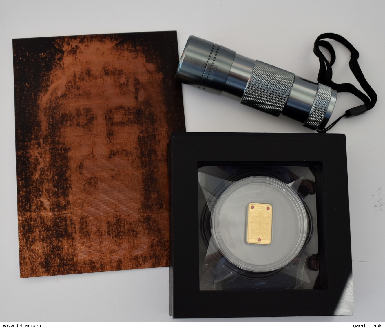Cook Inseln - Anlagegold: 25 Dollars 2010 Turiner Grabtuch (Shroud Of Turin), 4 G 999/1000 Gold, 3 S - Cookinseln