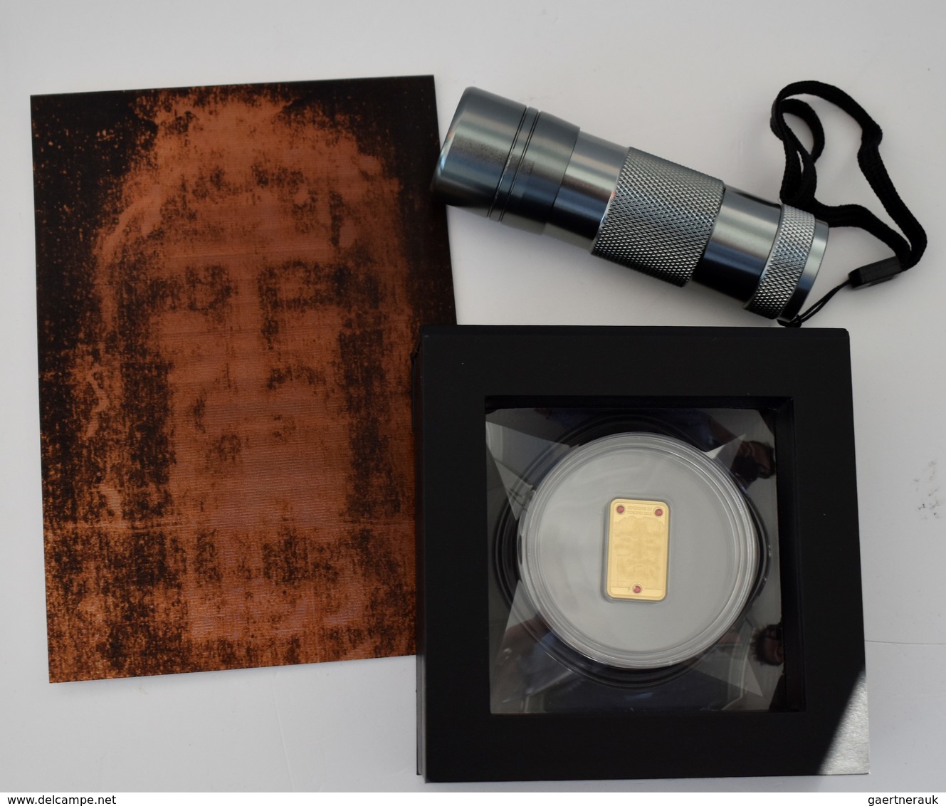 Cook Inseln - Anlagegold: 25 Dollars 2010 Turiner Grabtuch (Shroud Of Turin), 4 G 999/1000 Gold, 3 S - Cook