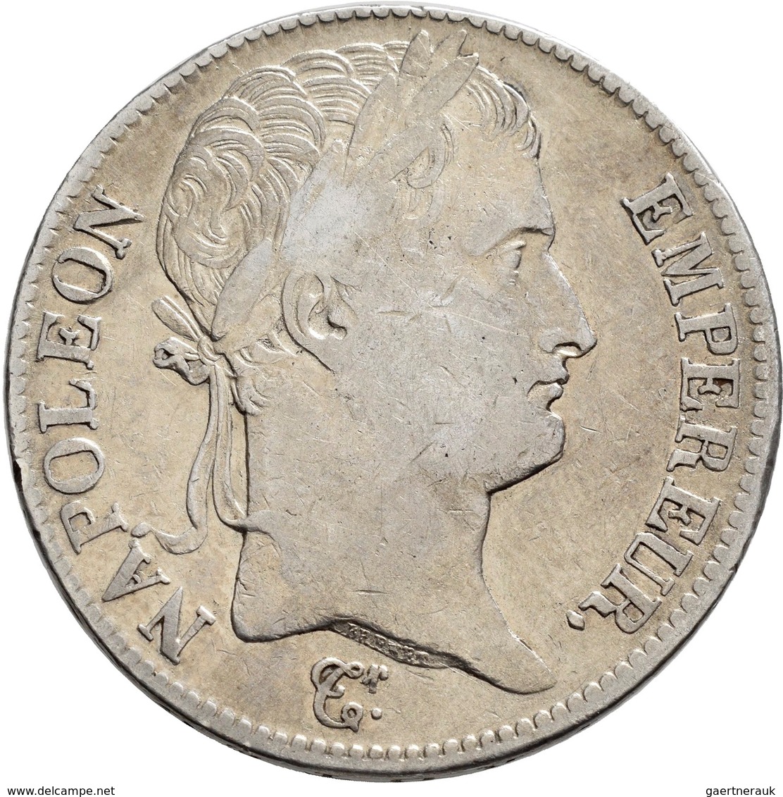 Frankreich: Napoleon I. 1804-1814: 5 Francs 1811 Q, Perpignan, Davenport 84, KM# 694.12, Sehr Schön. - Andere & Zonder Classificatie