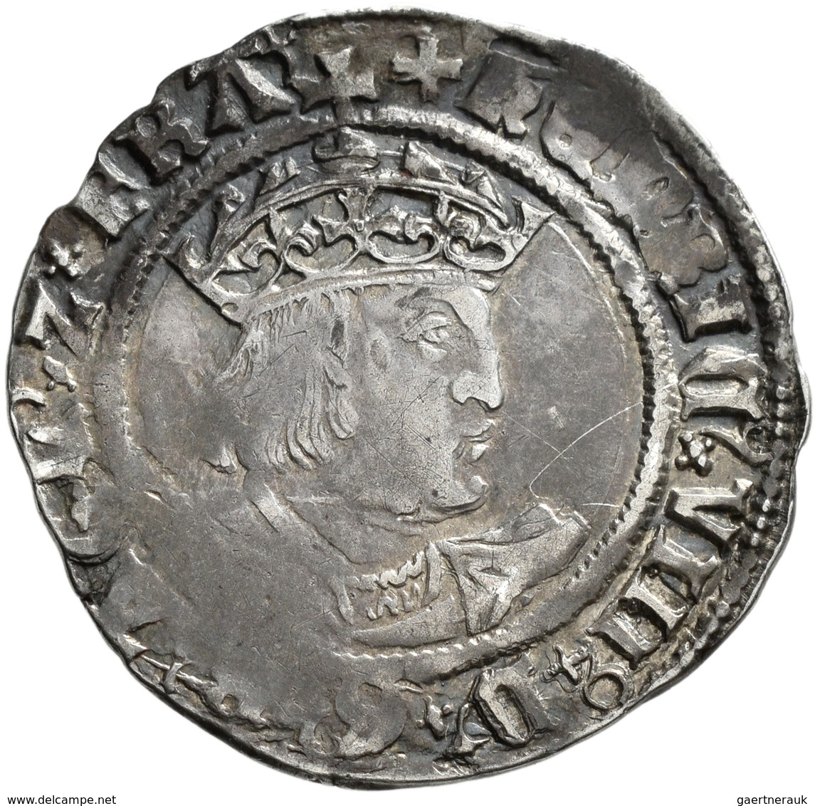 Großbritannien: Henry VIII. 1509-1547: Lot 2 Stück; Groat O. J., 2,24/2,38 G, G, Tower Mint, Leicht - Andere & Zonder Classificatie