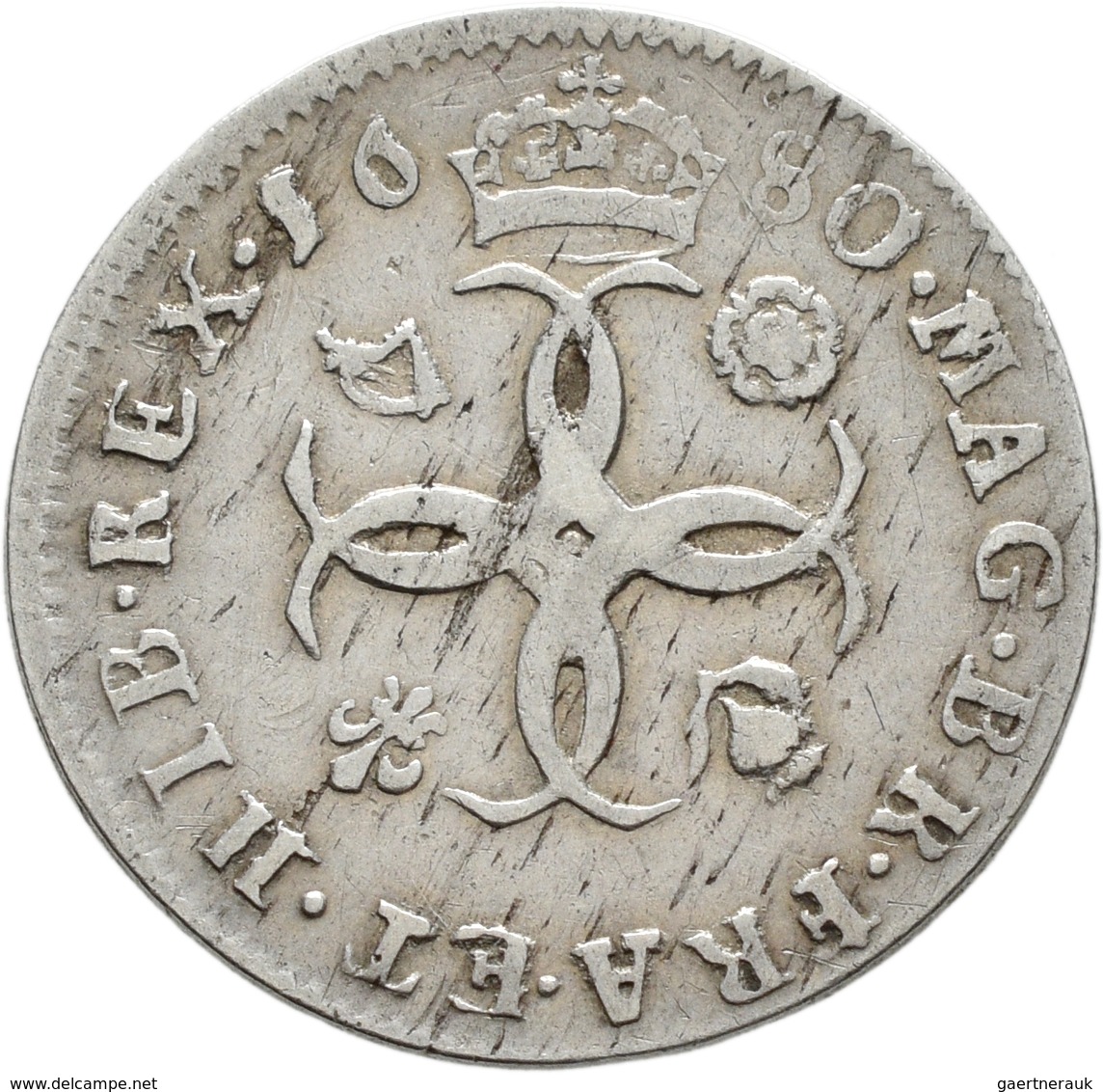 Großbritannien: Charles II. 1660-1685: Maundy Set 1,2,3,4 Pence 1680, Sehr Schön, Sehr Schön-vorzügl - Autres & Non Classés