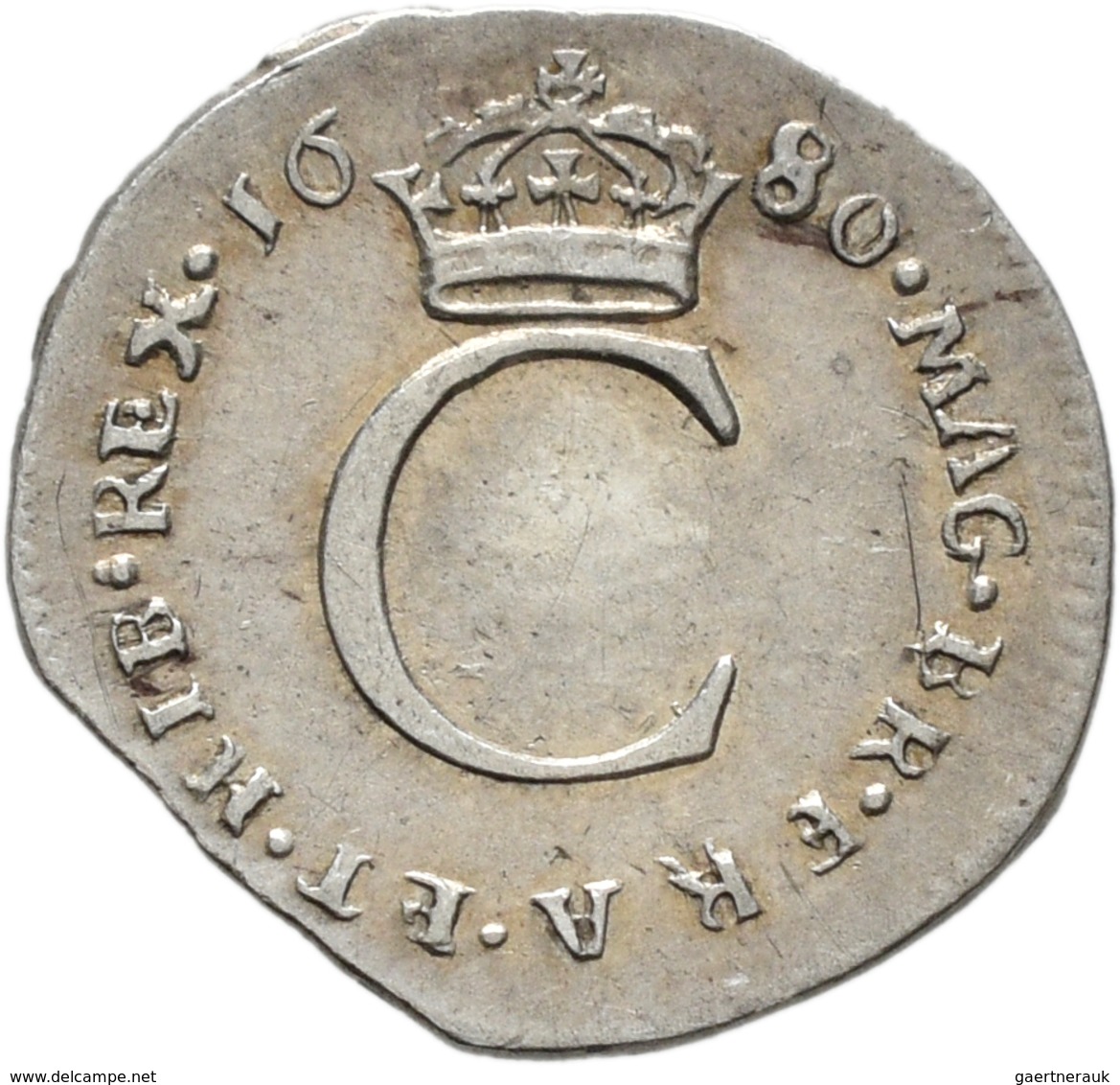 Großbritannien: Charles II. 1660-1685: Maundy Set 1,2,3,4 Pence 1680, sehr schön, sehr schön-vorzügl