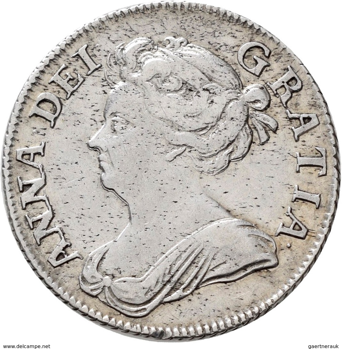 Großbritannien: Anne 1702-1714: Shilling 1708, 5,91 G, KM# 523, Sehr Schön. - Sonstige & Ohne Zuordnung