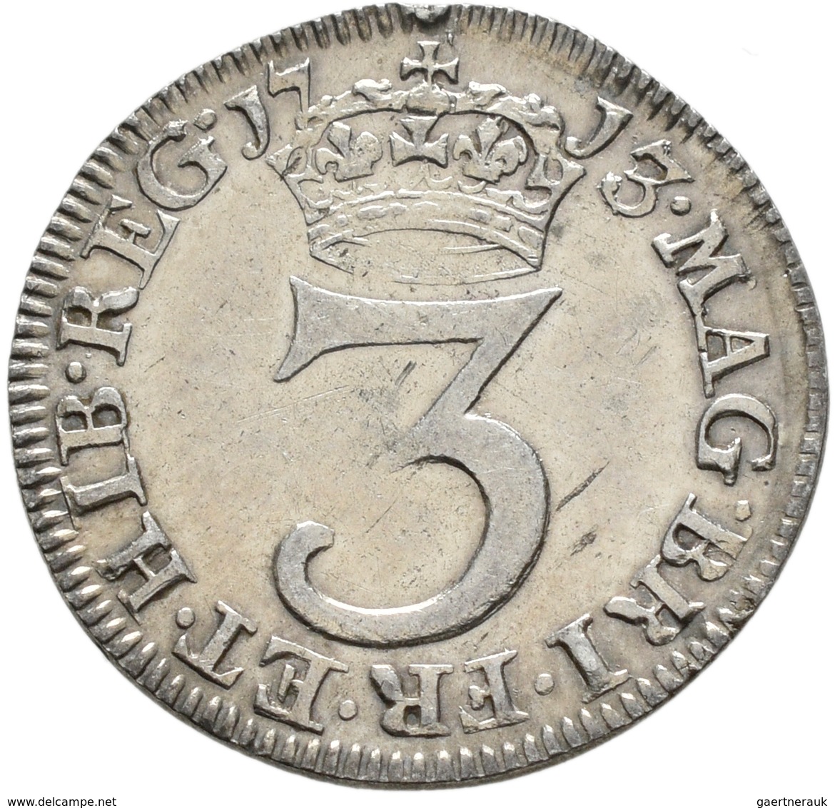 Großbritannien: Anne 1702-1714: Maundy Set 1,2,3,4 Pence 1713, Sehr Schön-vorzüglich. - Andere & Zonder Classificatie