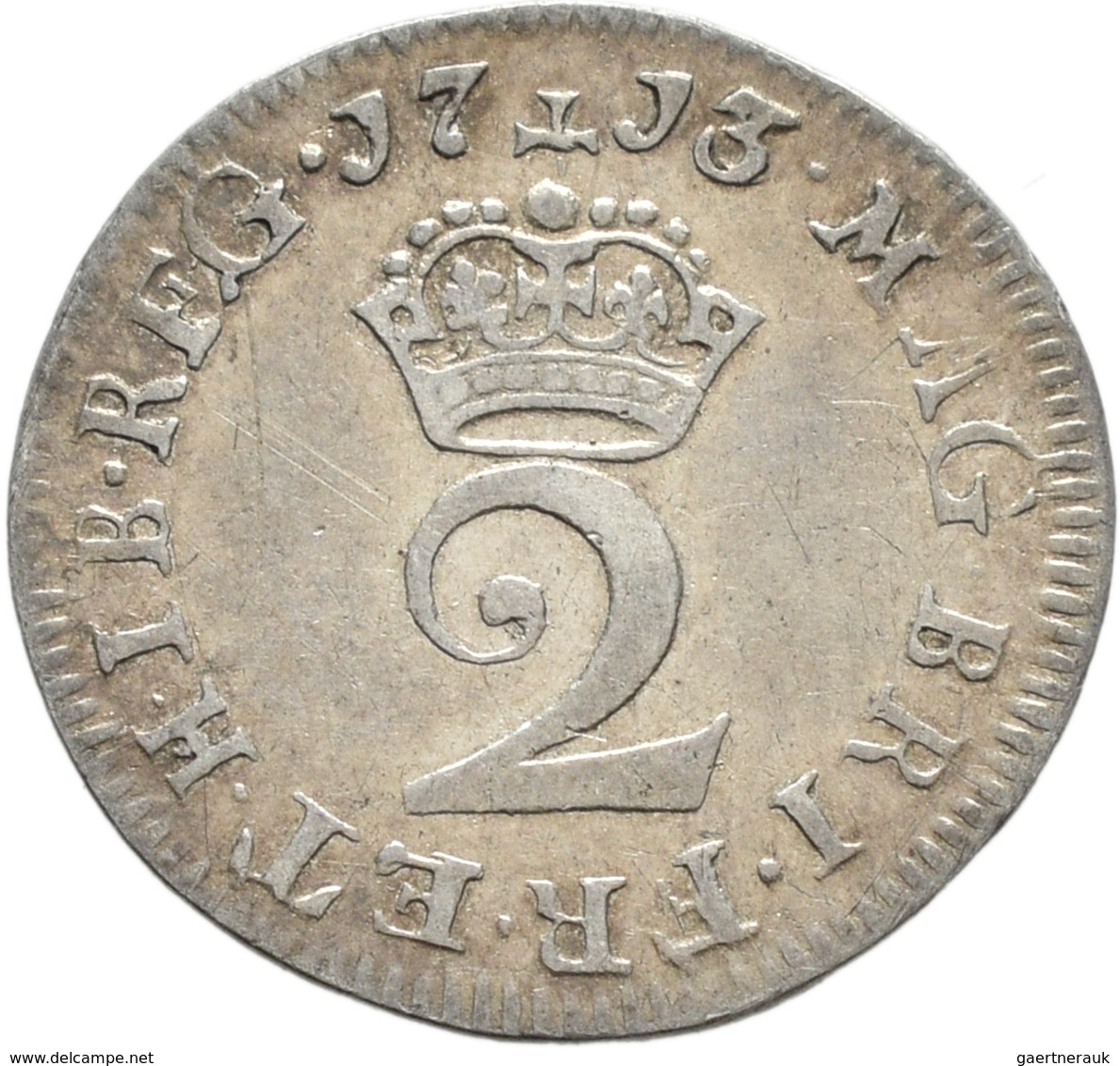 Großbritannien: Anne 1702-1714: Maundy Set 1,2,3,4 Pence 1713, Sehr Schön-vorzüglich. - Sonstige & Ohne Zuordnung