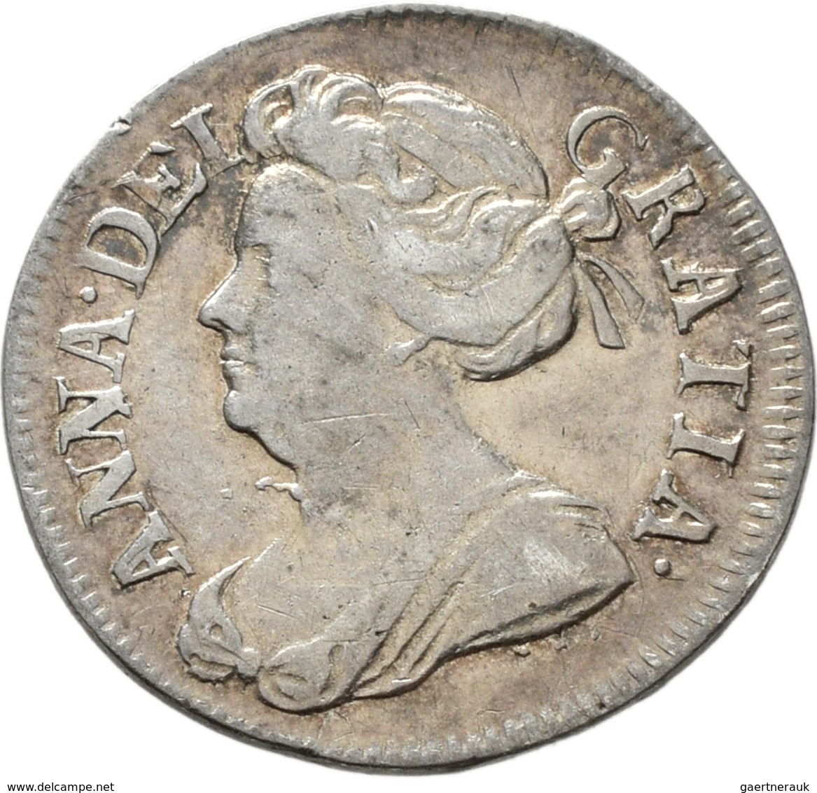 Großbritannien: Anne 1702-1714: Maundy Set 1,2,3,4 Pence 1713, sehr schön-vorzüglich.