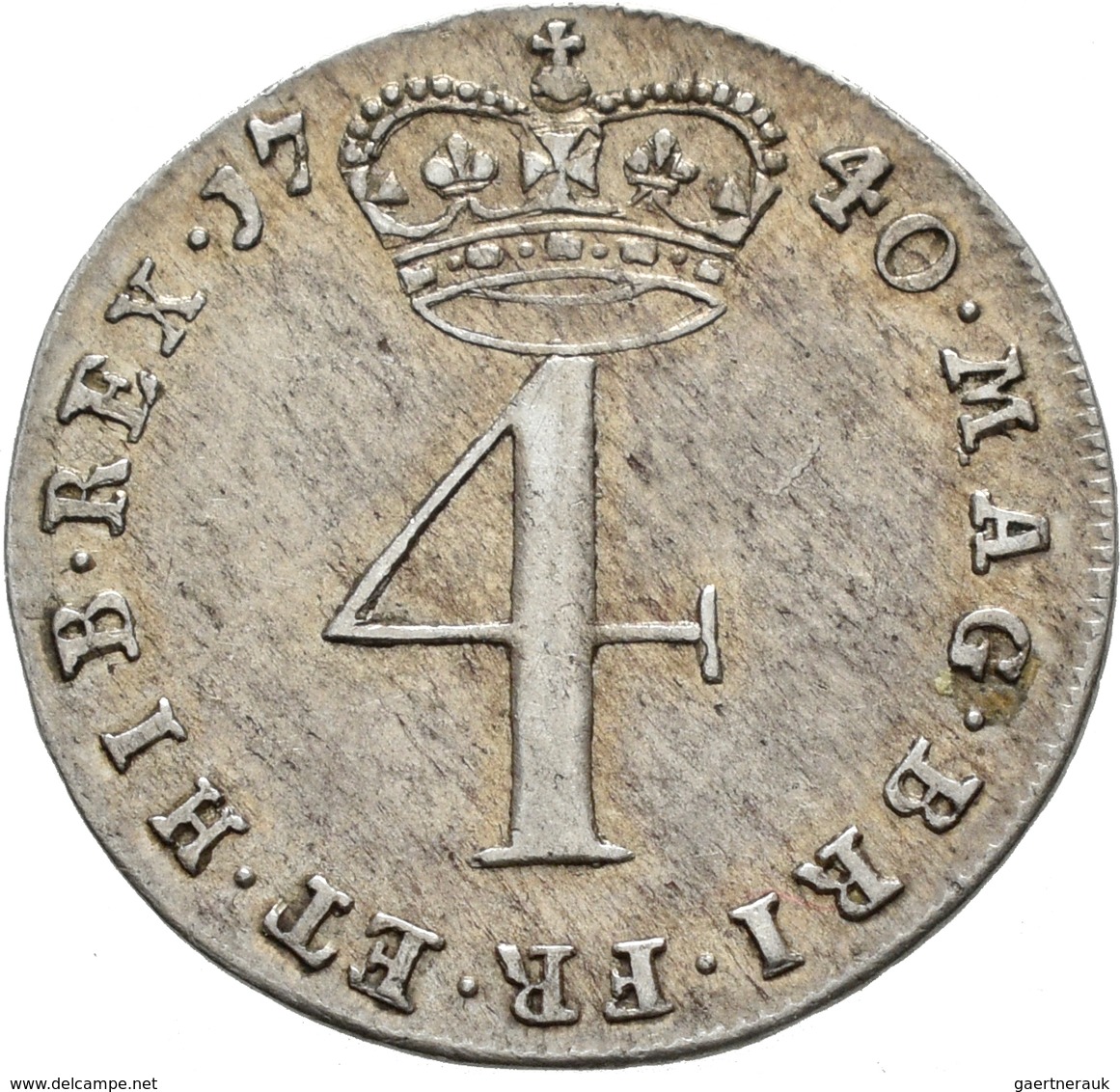 Großbritannien: Georg II. 1727-1760: Maundy Set 1,2,3,4 Pence 1727, Sehr Schön-vorzüglich, Vorzüglic - Sonstige & Ohne Zuordnung