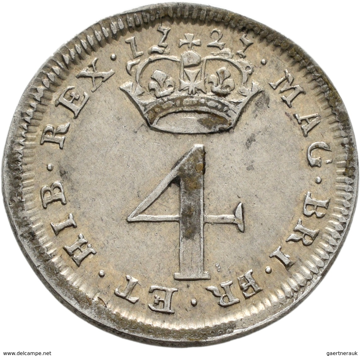 Großbritannien: Georg II. 1727-1760: Maundy Set 1,2,3,4 Pence 1727, Sehr Schön-vorzüglich. - Autres & Non Classés