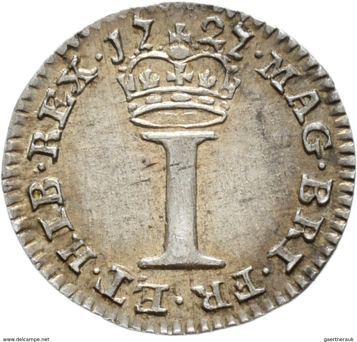 Großbritannien: Georg II. 1727-1760: Maundy Set 1,2,3,4 Pence 1727, sehr schön-vorzüglich.