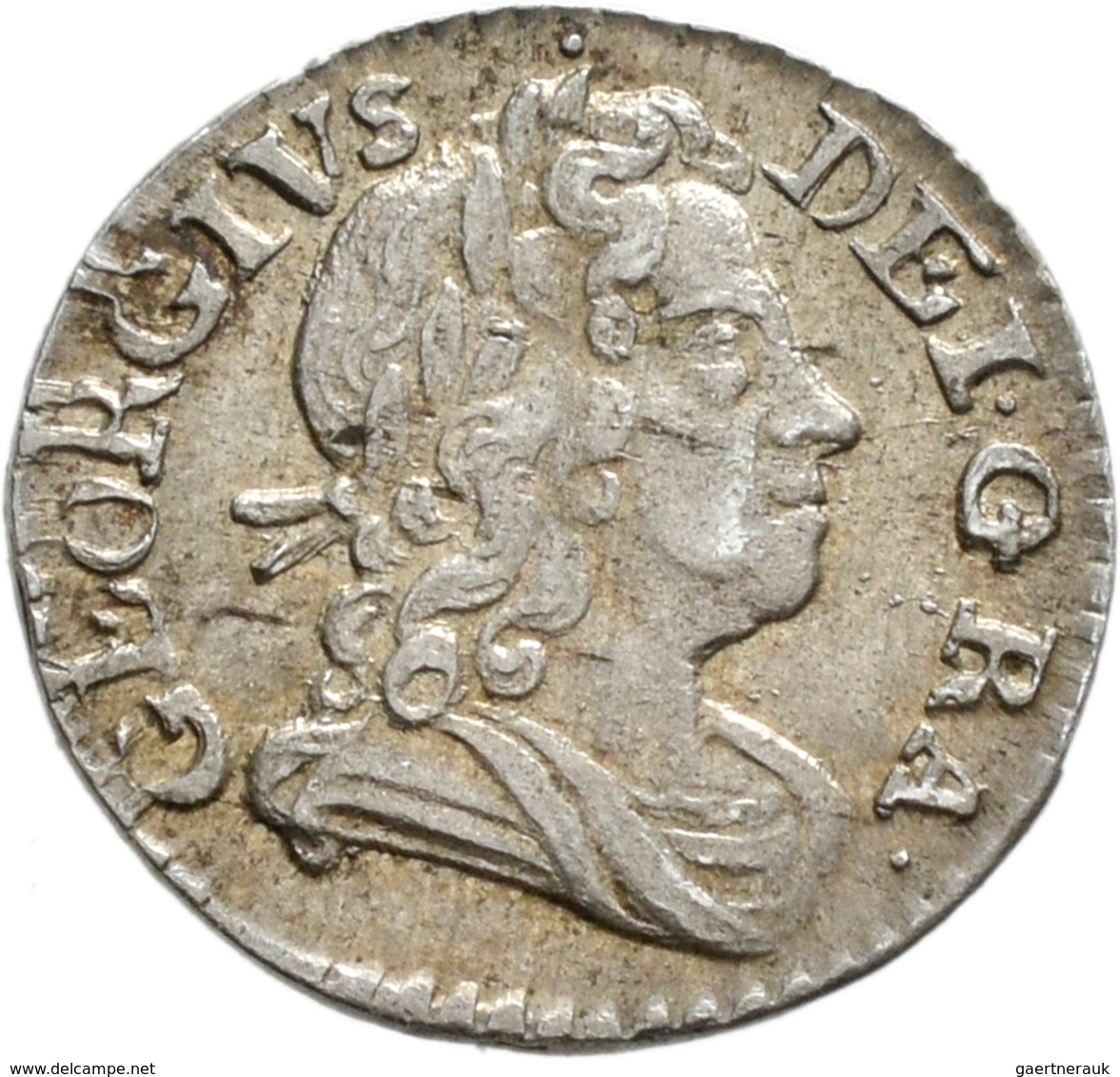 Großbritannien: Georg II. 1727-1760: Maundy Set 1,2,3,4 Pence 1727, sehr schön-vorzüglich.