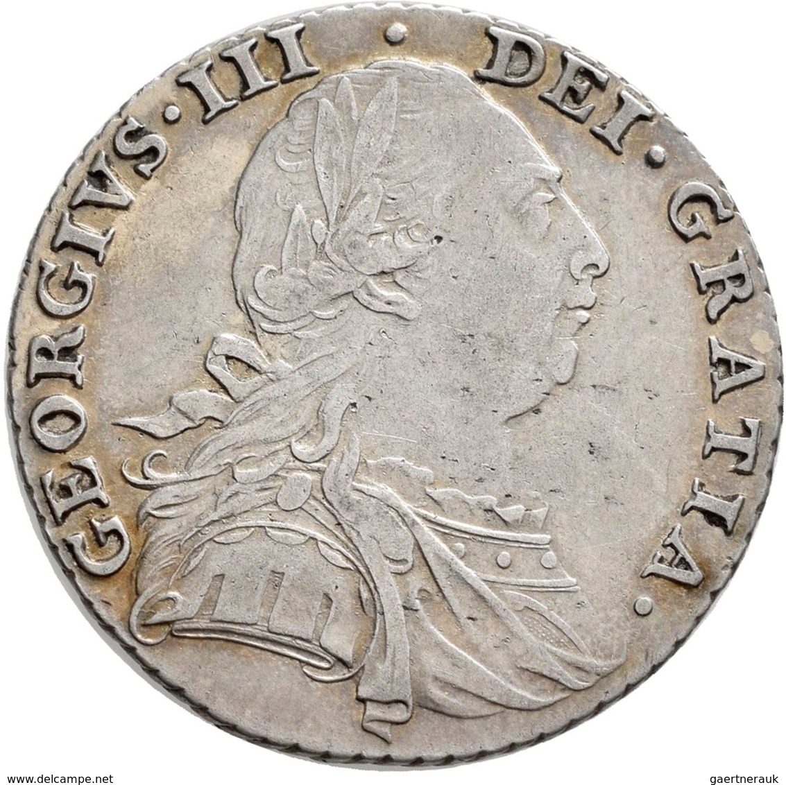 Großbritannien: Georg III. 1760-1820: Lot 2 Stück; Shilling 1787, Sehr Schön, Sehr Schön-vorzüglich. - Andere & Zonder Classificatie