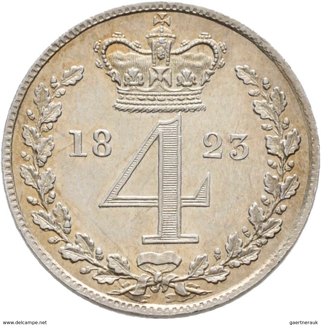 Großbritannien: Georg IV. 1820-1830: Maundy Set 1,2,3,4 Pence 1823, Vorzüglich, Vorzüglich-Stempelgl - Autres & Non Classés