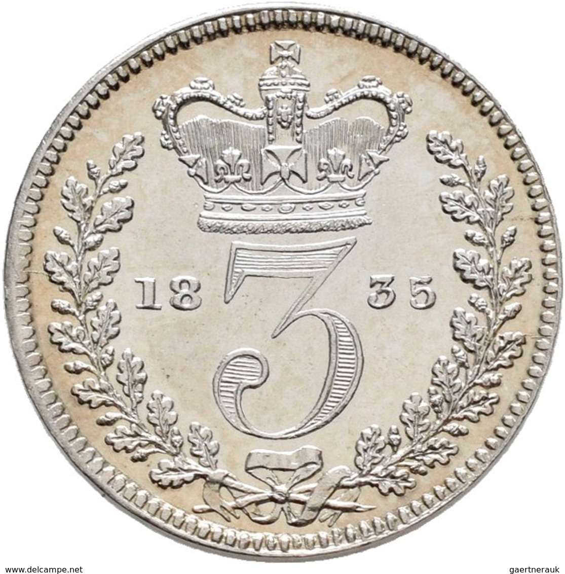 Großbritannien: William IV. 1830-1837: Maundy Set 1,2,3,4 Pence 1835, Vorzüglich-Stempelglanz, Stemp - Autres & Non Classés