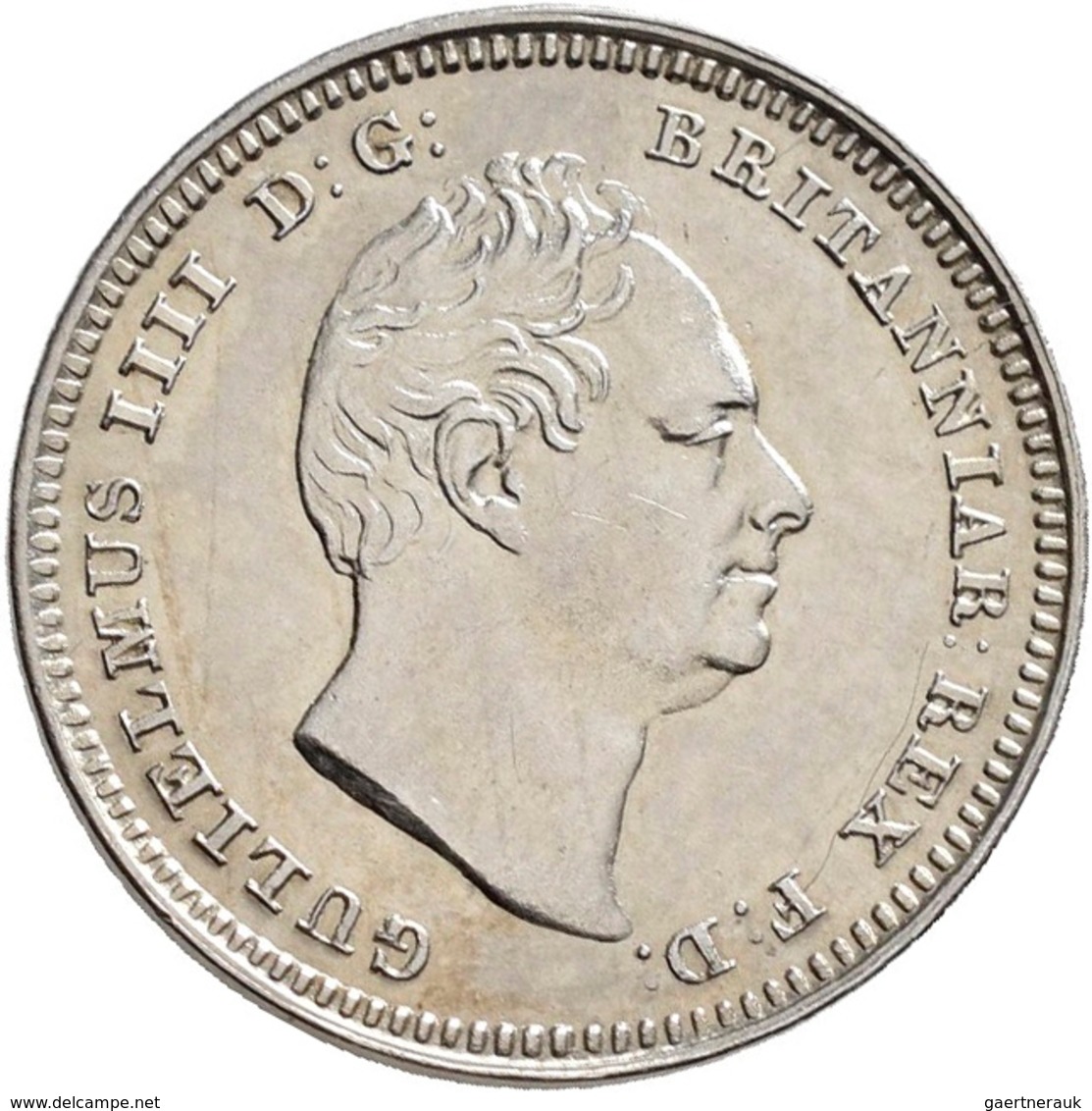 Großbritannien: William IV. 1830-1837: Maundy Set 1,2,3,4 Pence 1835, Vorzüglich-Stempelglanz, Stemp - Andere & Zonder Classificatie