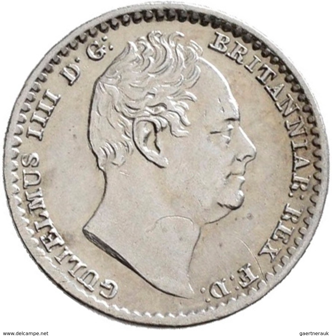 Großbritannien: William IV. 1830-1837: Maundy Set 1,2,3,4 Pence 1835, vorzüglich-Stempelglanz, Stemp