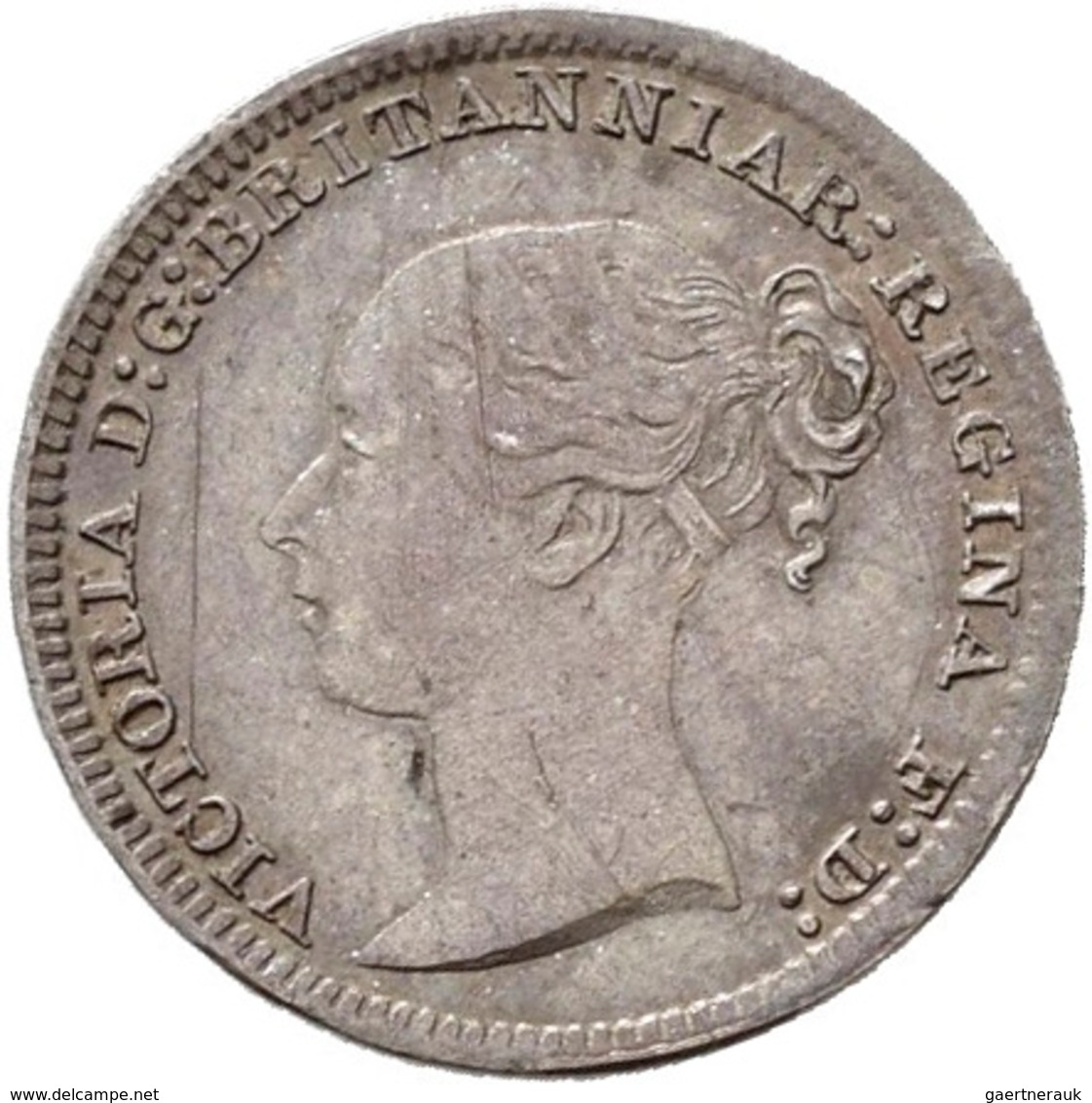 Großbritannien: Victoria 1837-1901: Maundy Set 1,2,3,4 Pence 1845, sehr schön-vorzüglich, vorzüglich