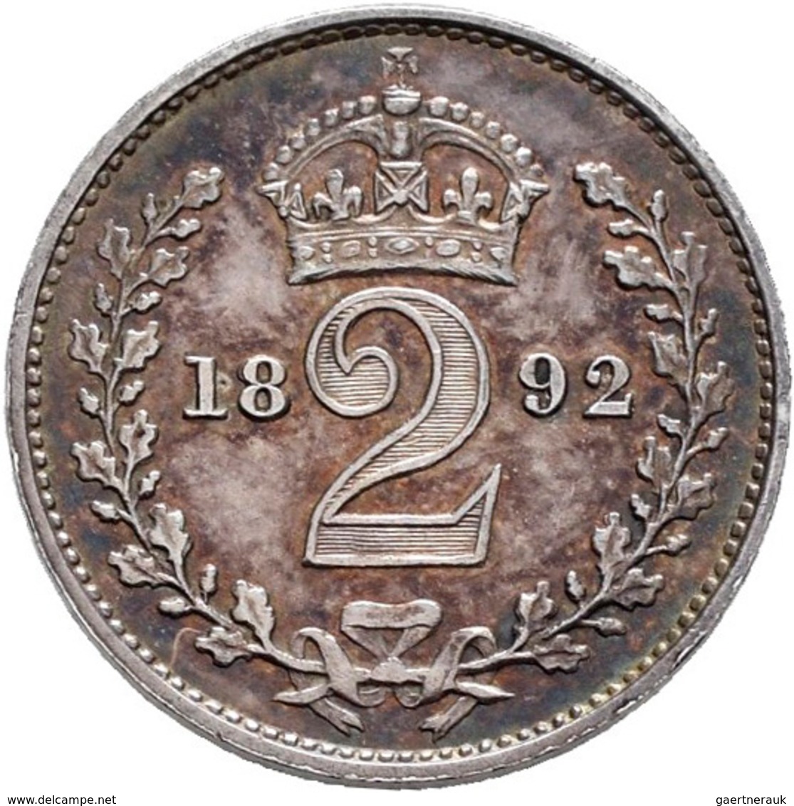 Großbritannien: Victoria 1837-1901: Maundy Set 1,2,3,4 Pence 1892, Vorzüglich, Vorzüglich-Stempelgla - Autres & Non Classés