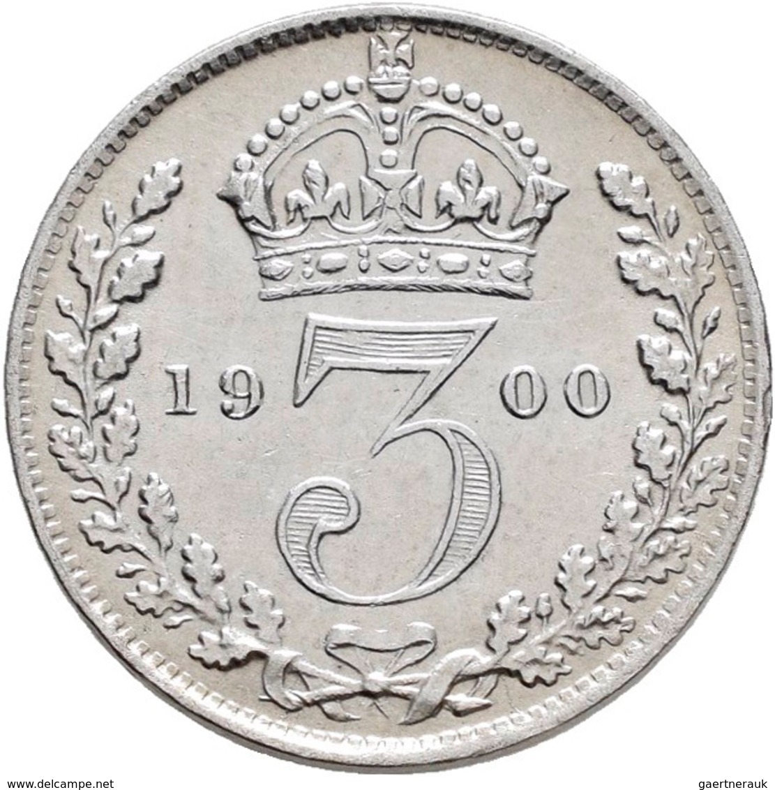 Großbritannien: Victoria 1837-1901: Maundy Set 1,2,3,4 Pence 1900, Vorzüglich-Stempelglanz, Stempelg - Andere & Zonder Classificatie