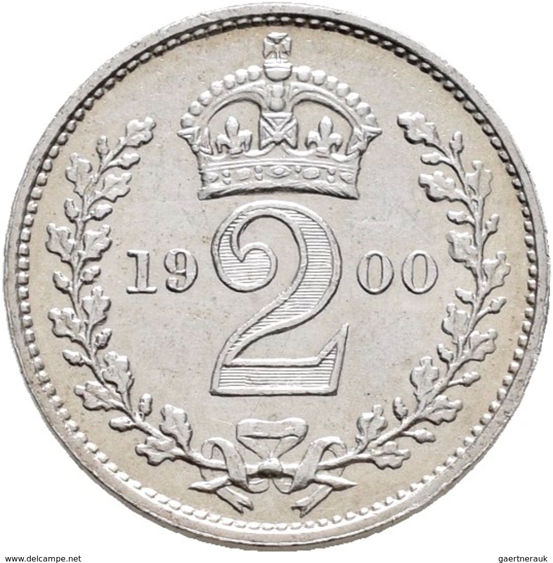 Großbritannien: Victoria 1837-1901: Maundy Set 1,2,3,4 Pence 1900, Vorzüglich-Stempelglanz, Stempelg - Andere & Zonder Classificatie