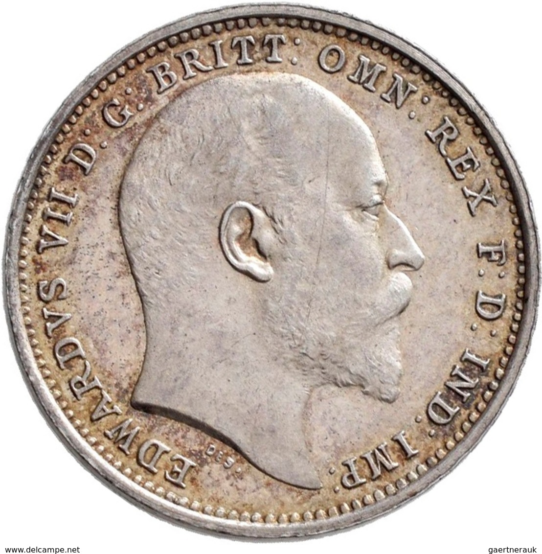 Großbritannien: Edward VII. 1901-1910: Maundy Set 1,2,3,4 Pence 1904, Vorzüglich, Vorzüglich-Stempel - Autres & Non Classés