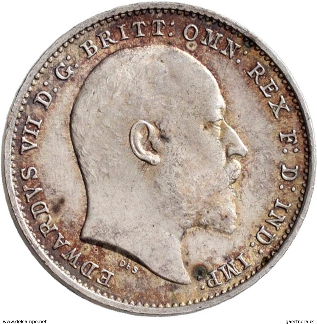 Großbritannien: Edward VII. 1901-1910: Maundy Set 1,2,3,4 Pence 1904, Vorzüglich, Vorzüglich-Stempel - Autres & Non Classés