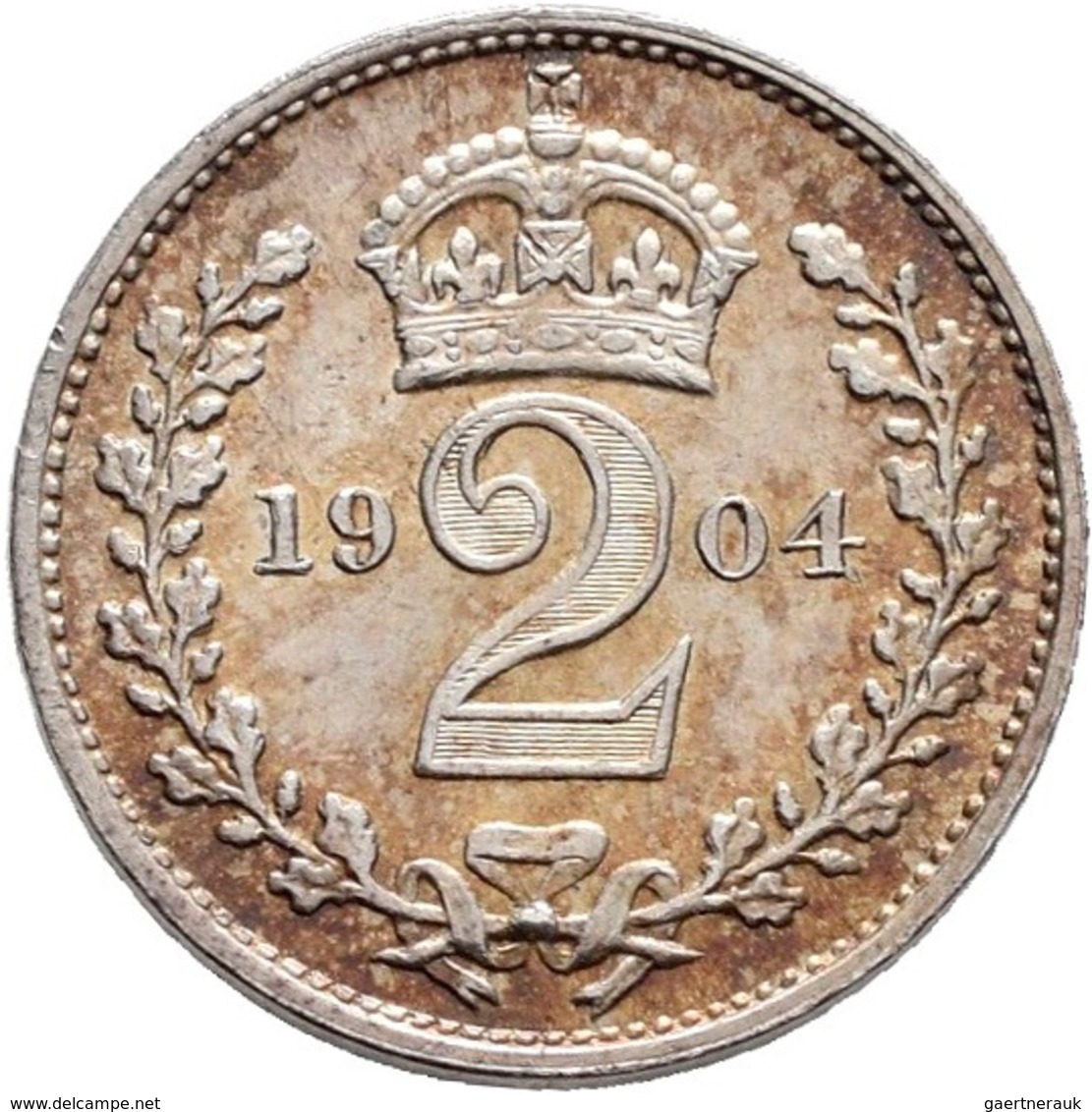 Großbritannien: Edward VII. 1901-1910: Maundy Set 1,2,3,4 Pence 1904, Vorzüglich, Vorzüglich-Stempel - Sonstige & Ohne Zuordnung