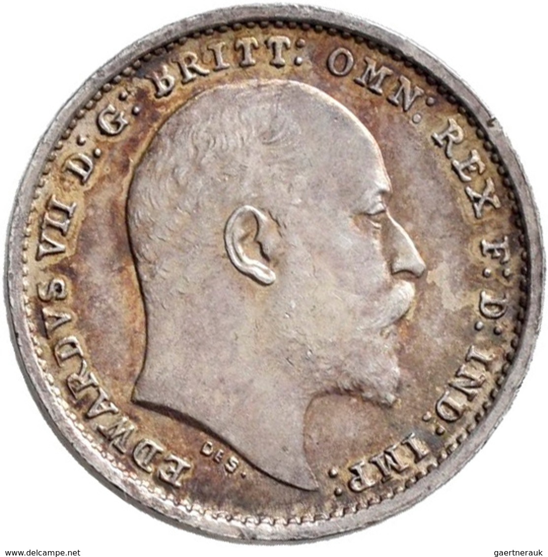 Großbritannien: Edward VII. 1901-1910: Maundy Set 1,2,3,4 Pence 1904, vorzüglich, vorzüglich-Stempel