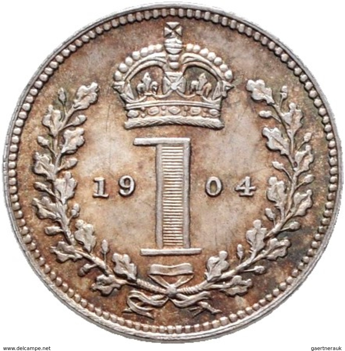 Großbritannien: Edward VII. 1901-1910: Maundy Set 1,2,3,4 Pence 1904, vorzüglich, vorzüglich-Stempel