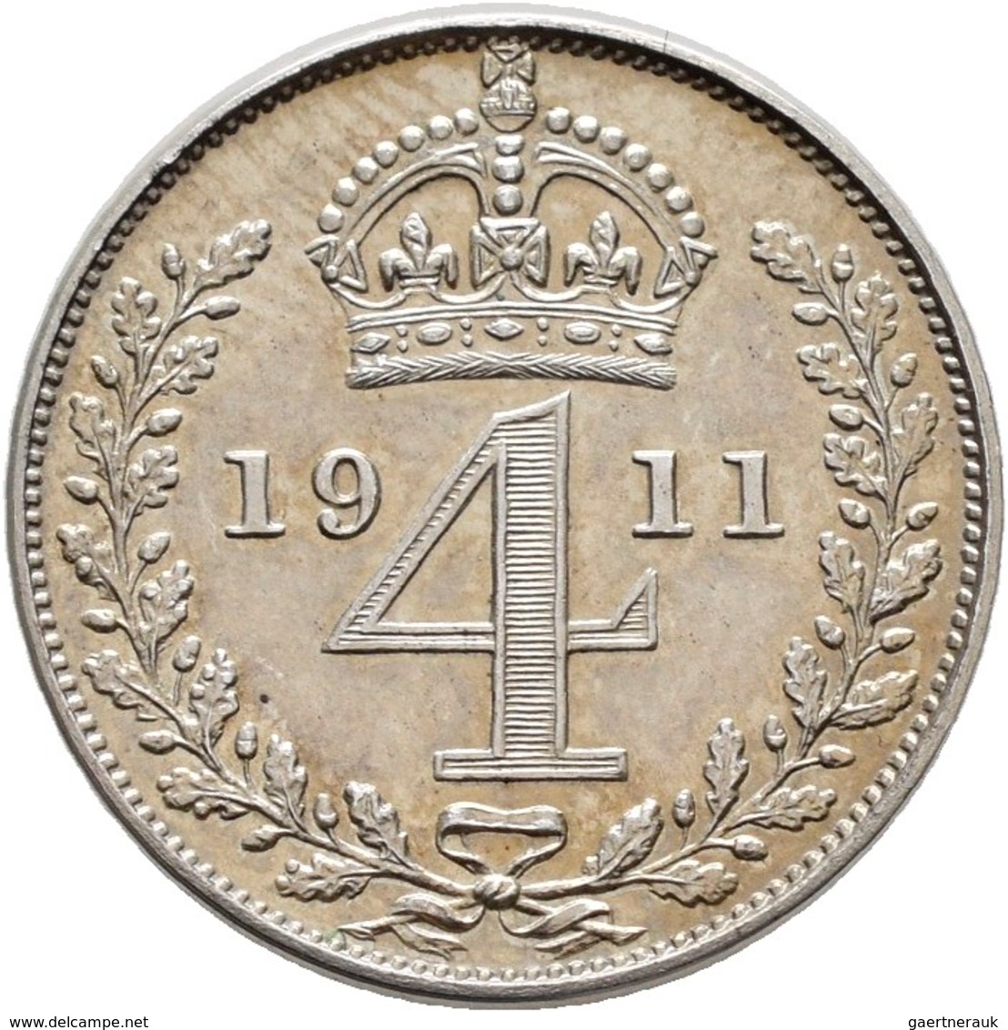 Großbritannien: Georg V. 1910-1936: 3 X Maundy Set 1,2,3,4 Pence 1911, 1923, 1935, Vorzüglich, Vorzü - Andere & Zonder Classificatie