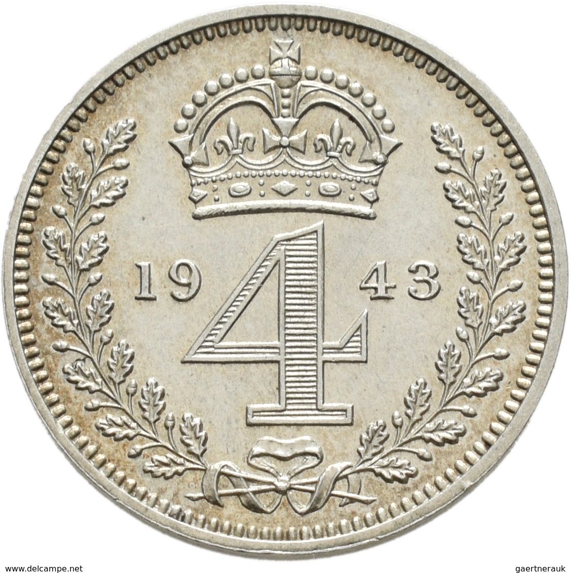 Großbritannien: Georg VI. 1936-1952: 3 X Maundy Set 1,2,3,4 Pence 1943, 1948, 1950, Vorzüglich, Vorz - Autres & Non Classés