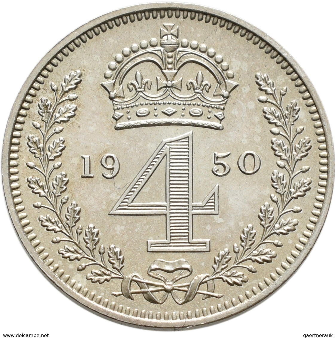 Großbritannien: Georg VI. 1936-1952: 3 x Maundy Set 1,2,3,4 Pence 1943, 1948, 1950, vorzüglich, vorz