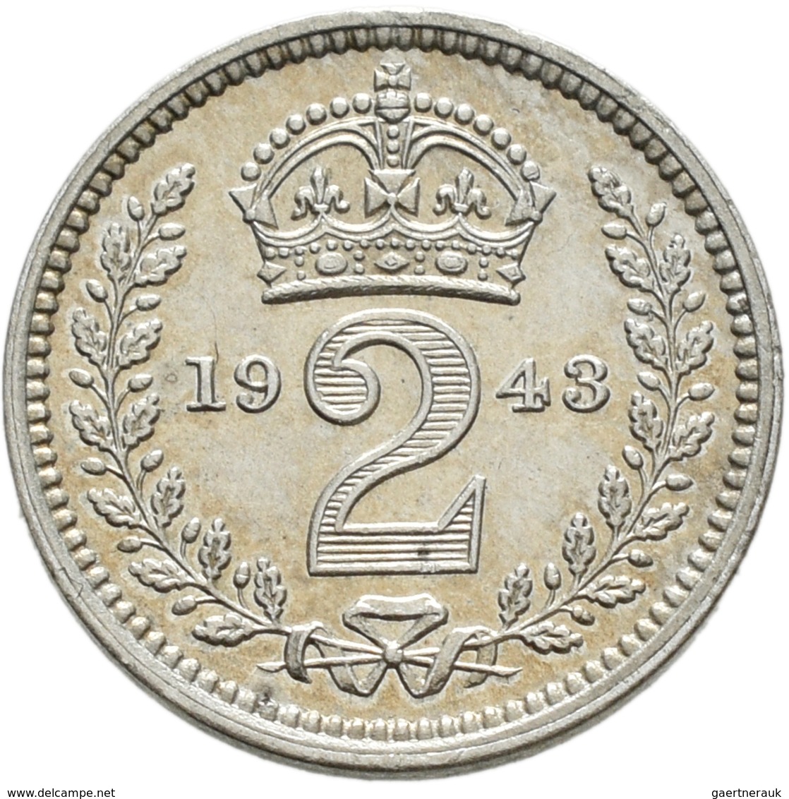 Großbritannien: Georg VI. 1936-1952: 3 x Maundy Set 1,2,3,4 Pence 1943, 1948, 1950, vorzüglich, vorz