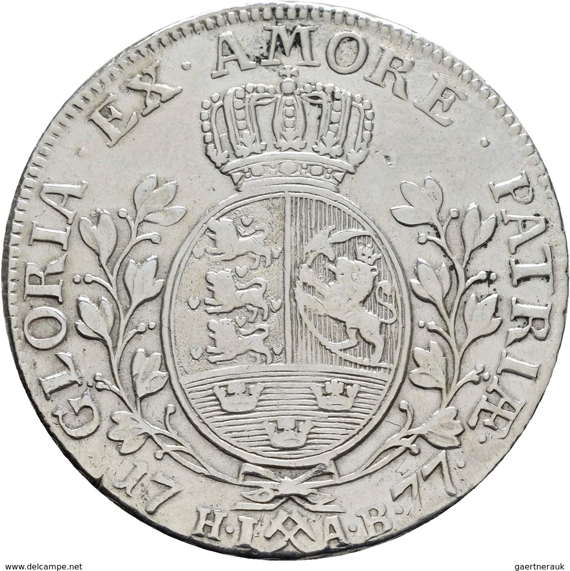 Norwegen: Christian VII. 1766-1808: ½ Speciedaler 1777, Kongsberg, Ahlström 18, Sehr Schön. - Norwegen